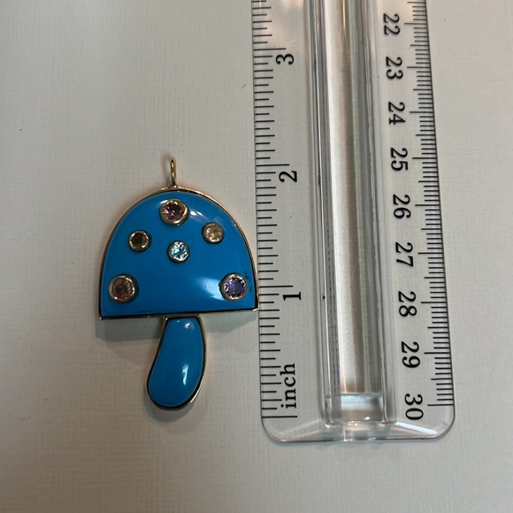 Brent Neale Look-alike Gemstone Mushroom- New with Tags - Picture 5 of 10